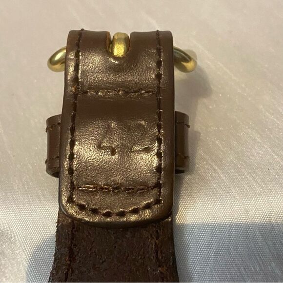 EUC Leather Man Ltd Brown Belt Nautical Fish Boating Size XXL - Picture 4 of 5